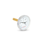 Термометр аксиальный Varmega - 1/2" (D-100 мм, шкала 0-120°C, гильза 75 мм)