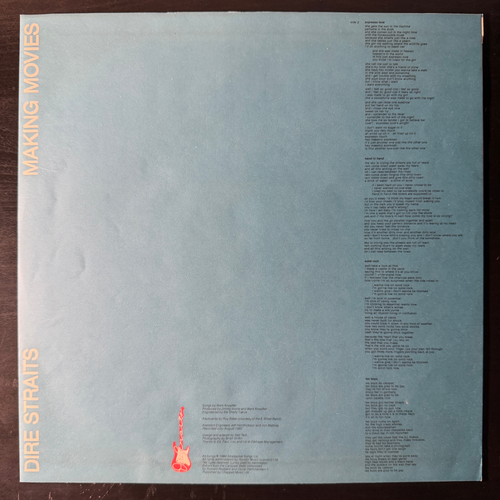 Dire Straits - Making Movies (Скандинавия 1980г.)