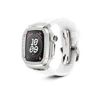 Корпус для Apple Watch SPIII41 - Серебристый с кристаллами