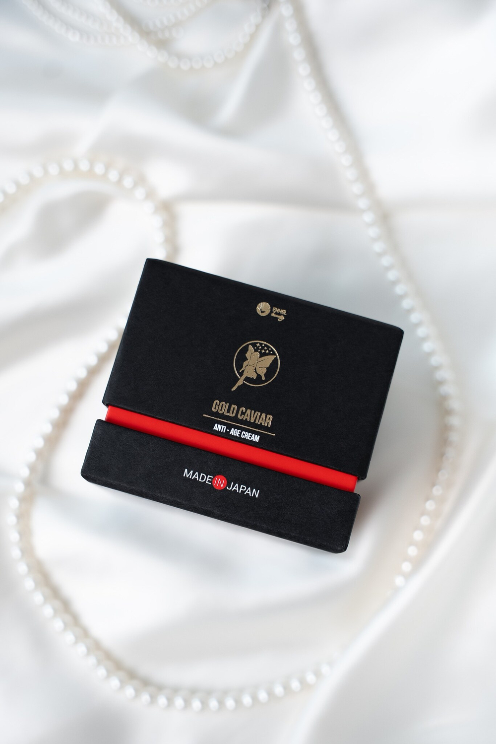 Омолаживающий пептидный крем с черной икрой, коллагеном и золотом Enhel Beauty