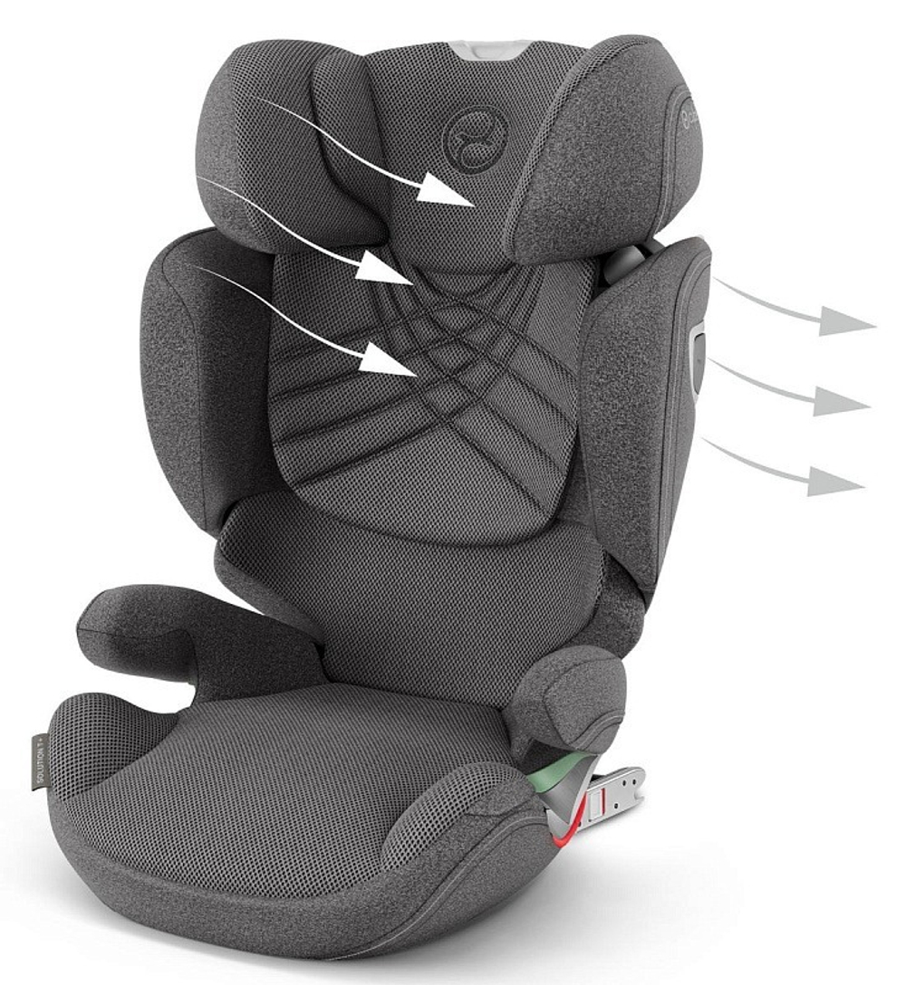 Автокресло группы 2/3 Cybex Solution T i-Fix Plus, Mirage Grey