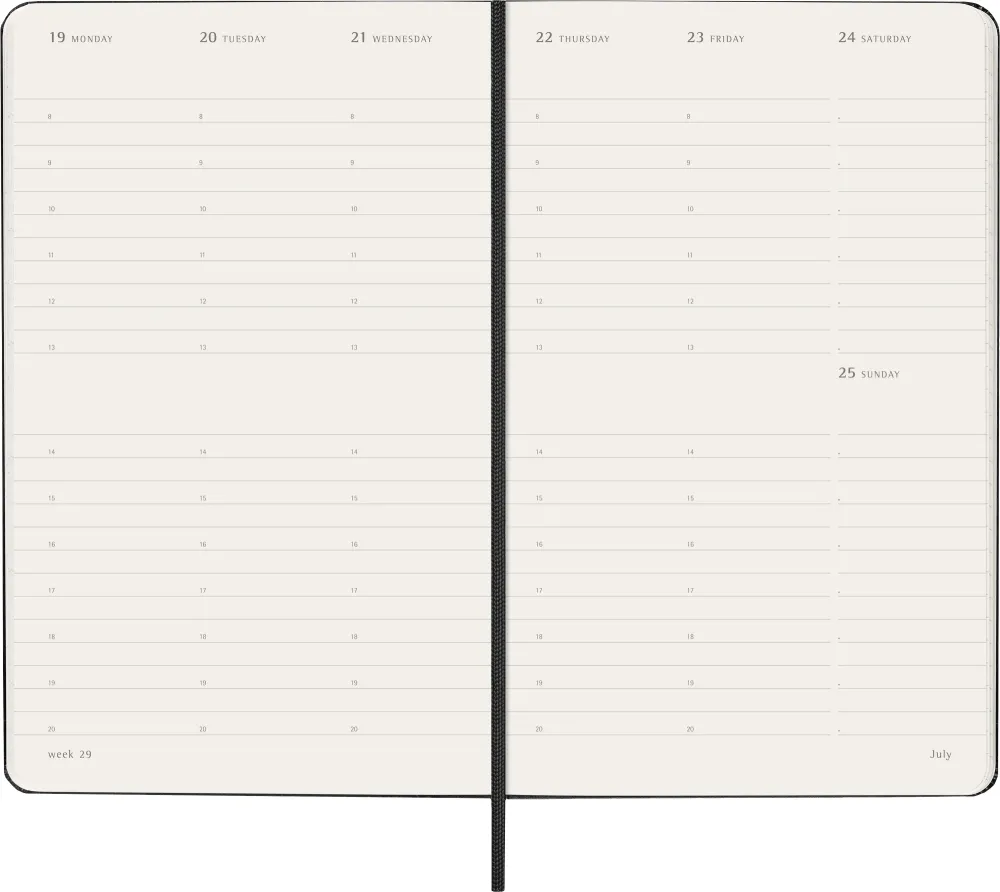 Еженедельник Moleskine Classic Weekly Large Vertical (DHB12WV3) 2