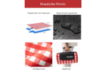 Коврик для пикника RoadLike PicNic Красный