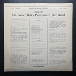 Mr. Acker Bilk And His Paramount Jazz Band ‎– Acker (Дания 1960г.)