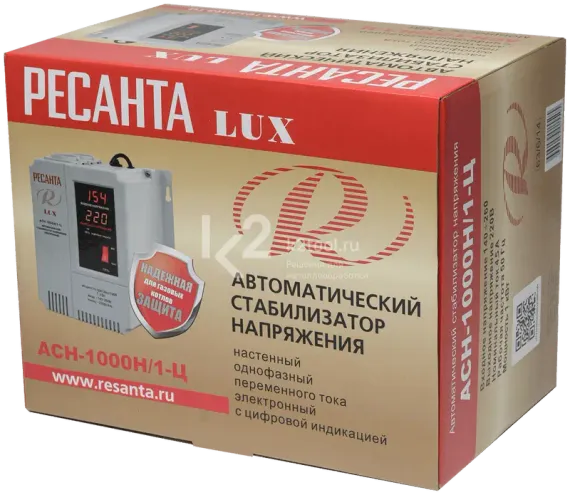 Стабилизатор напряжения Ресанта АСН-1000Н/1-Ц LUX