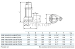 Погружной дренажный насос Zenit DRE 100/2/G50V AOCM-E