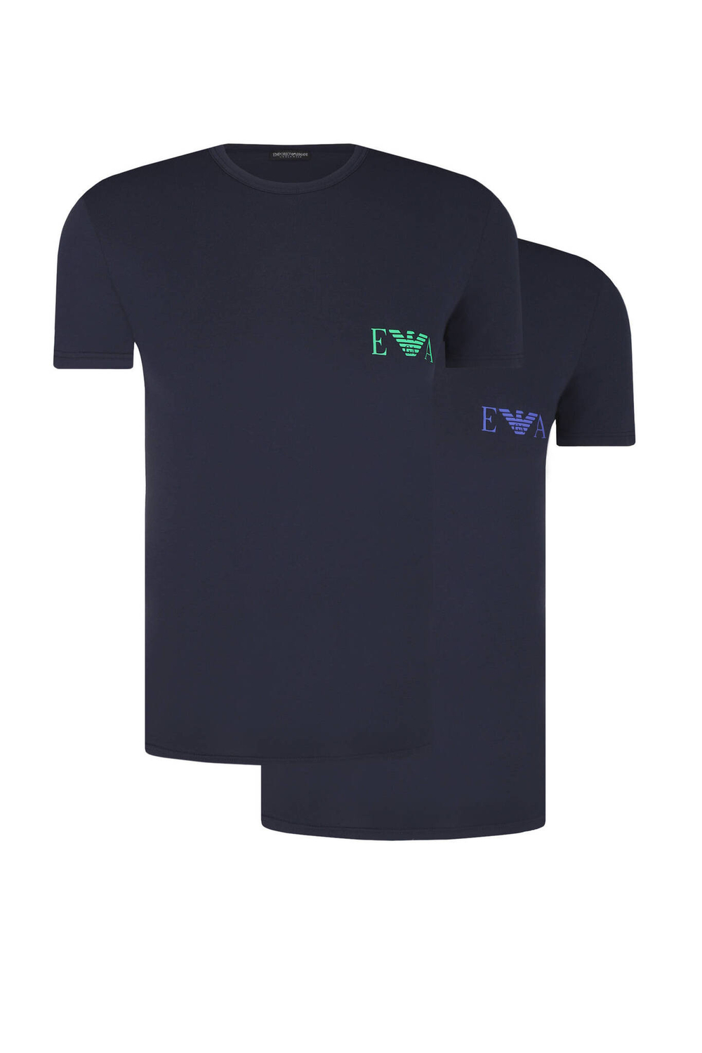 Футболка 2шт. Emporio Armani - темно-синий(111670 4R715)
