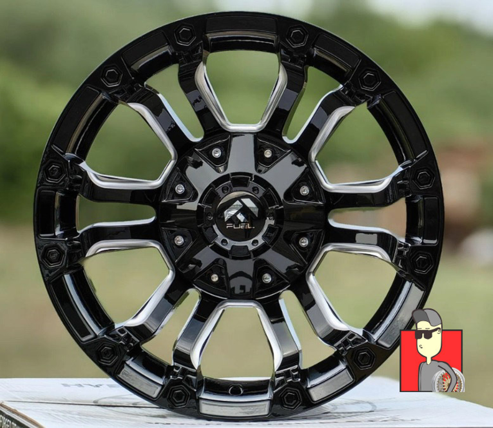 Комплект дисков Fuel Off-Road 16x8 et0 6x139.7