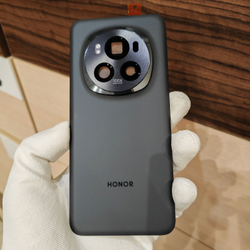 Крышка для HONOR Magic 6 Pro "Премиум качество" (заднее стекло) цвет: Чёрный графит