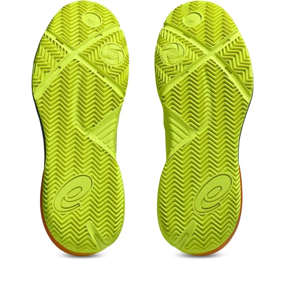 Мужские кросовки для Padel Asics Gel-Challenger 15 Padel L.E. - safety yellow/twilight blue