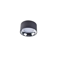 Светильник накладной светодиодный Rilon 095F MZ SBK+CR SANDY BLACK+CHROME, 15 Вт, хромированный и чёрный