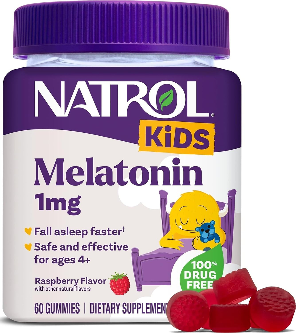 Жевательные мармеладки Natrol Melatonin,  для детей, 1мг, 60 шт