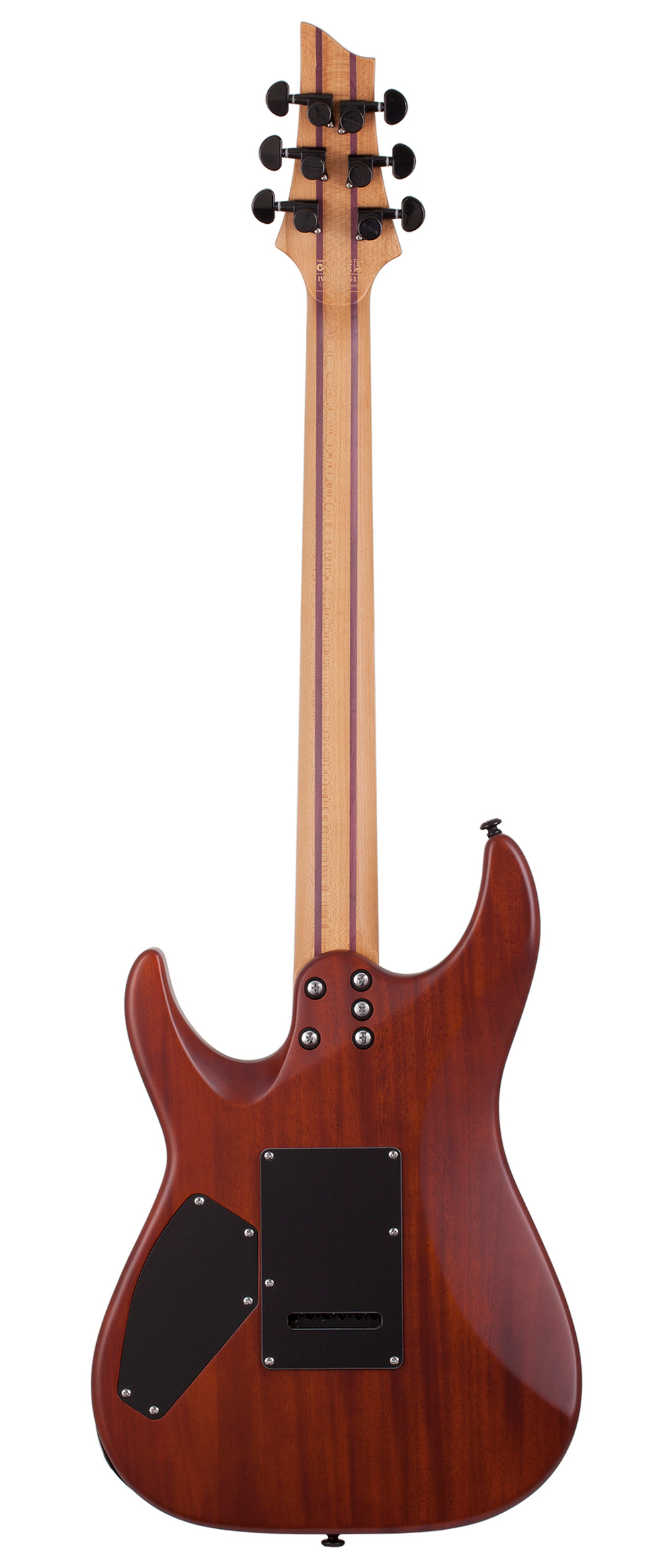 SCHECTER C-1 EXOTIC SPALTED MAPLE Satin Natural Vintage Burst