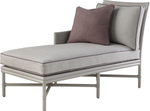 Кресло McGuire Open Oval Caned Chaise Lounge