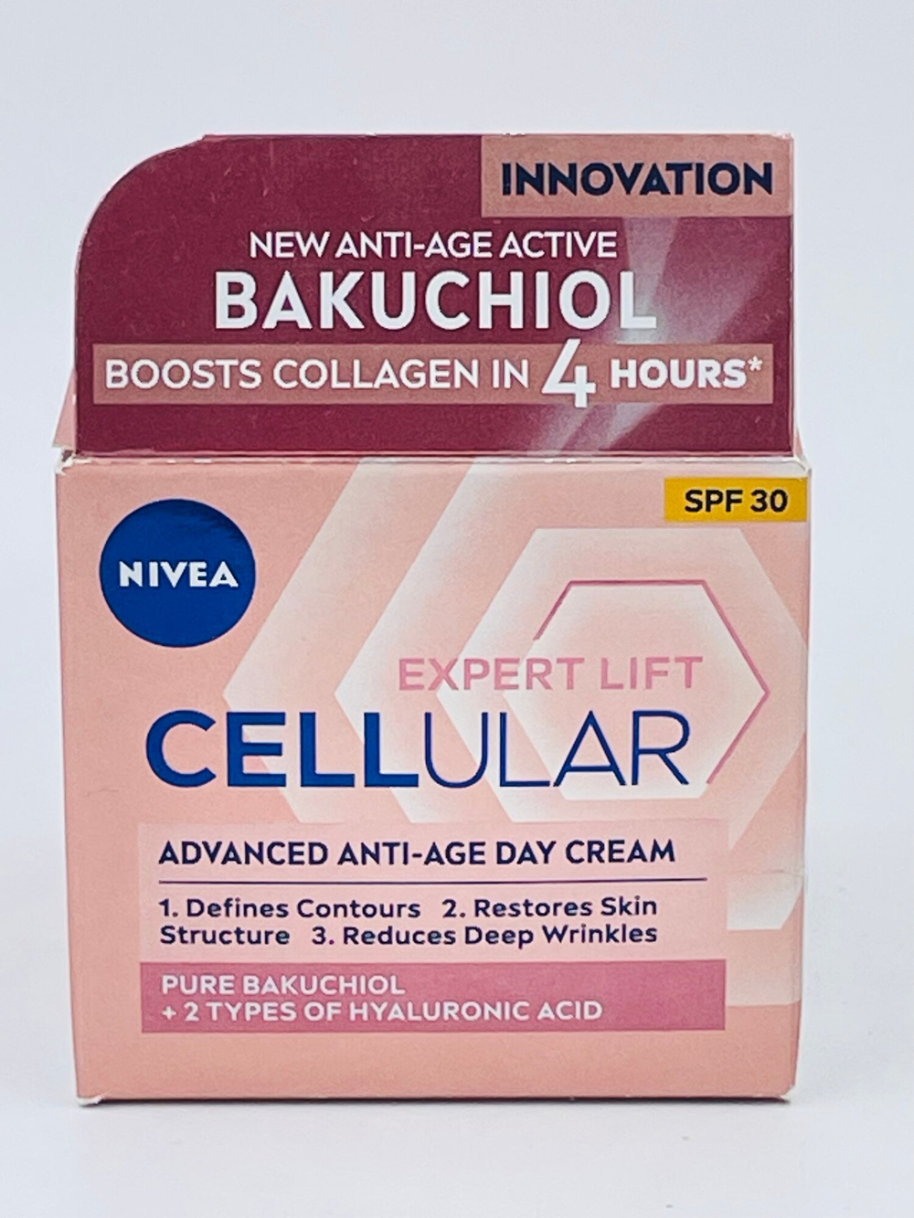 Дневной крем NIVEA Cellular  антивозрастной SPF 30 с бакучиолом и 2 видами гиалуроновой кислоты, 50 мл (Германия)