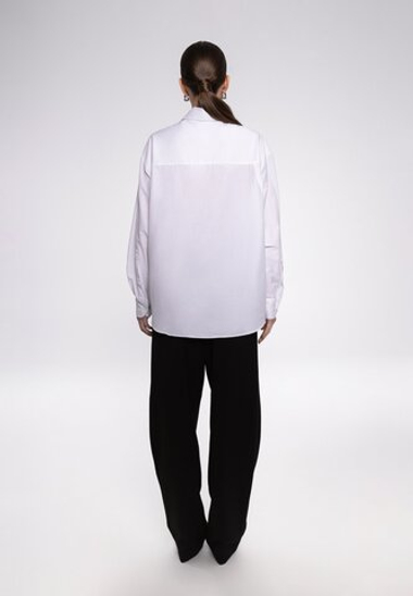 «Navi’s shirt» Базовая рубашка из плотного хлопка.