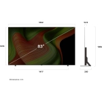 Телевизор LG OLED83B5RLA.ARUG 83" OLED 4K Ultra HD коричневый/серый