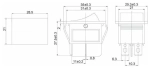Выключатель ON/OFF KCD4 4-pin 16А-250В c подсветкой