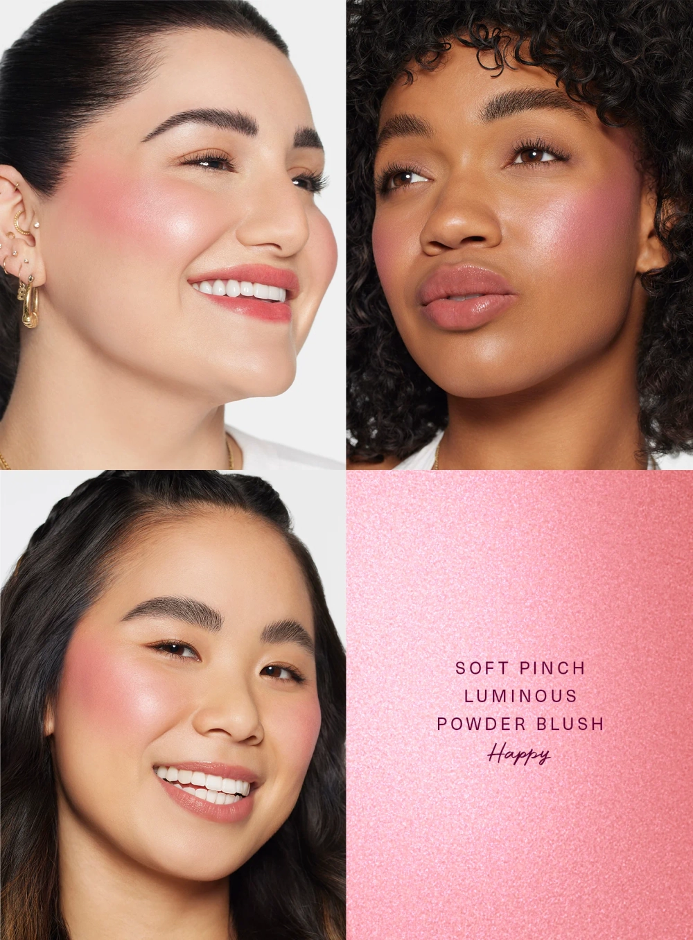 Румяна сухие Rare Soft Pinch Luminous Powder Blush Happy