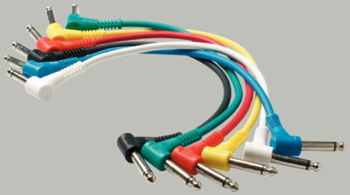 Rockcable RCL30031 D5 Кабель 30 см. джек-джек, угловой. Комплект 6 шт.