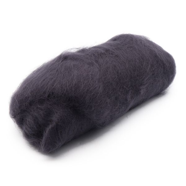 Шерсть для валяния Кардочес 100% п/тонк.шерсть, 100 г, Камтекс, 137 маренго