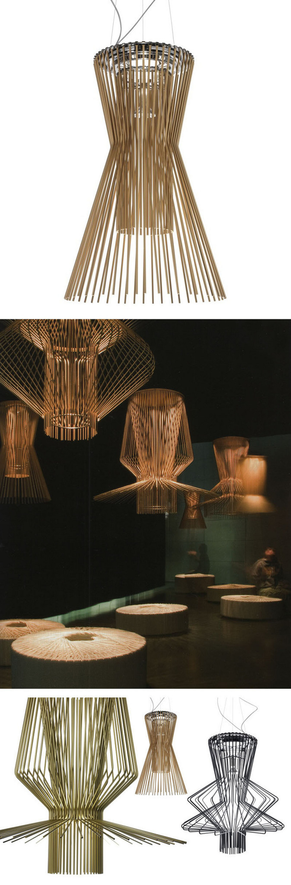 люстра Foscarini   Vivace  ( реплика )