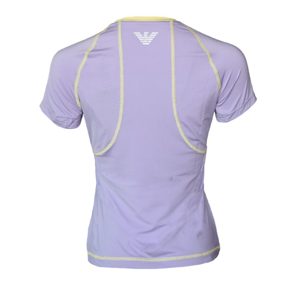 Женская теннисная футболка EA7 Tennis Pro In Ventus7 - lavender