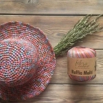 Пряжа Raffia 40г, 90м, 100% целлюлоза (цена за 1шт)