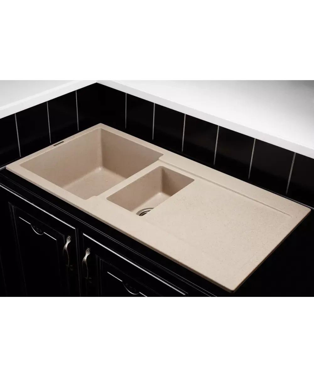 Кухонная мойка Kuppersberg MODENA 1,5B2D BEIGE фото 2