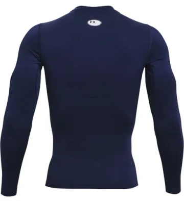 Компрессионная одежда Under Armour HeatGear Armour Comp Long Sleeve - midnight navy/white