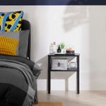 Прикроватный столик IKEA KNARREVIK (КНАРРЕВИК), Черный, 37x28 см