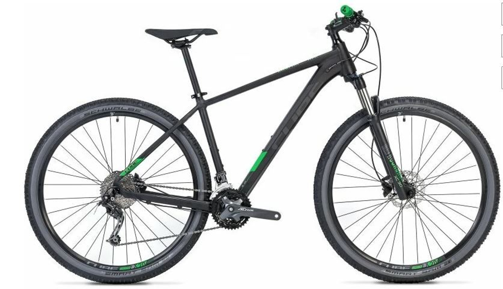 Велосипед CUBE 2019 ANALOG SE 27.5  black´n´green  18"