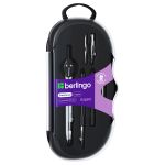 Готовальня 6 предметов, циркуль 135мм Berlingo Expert, пластиковый футляр