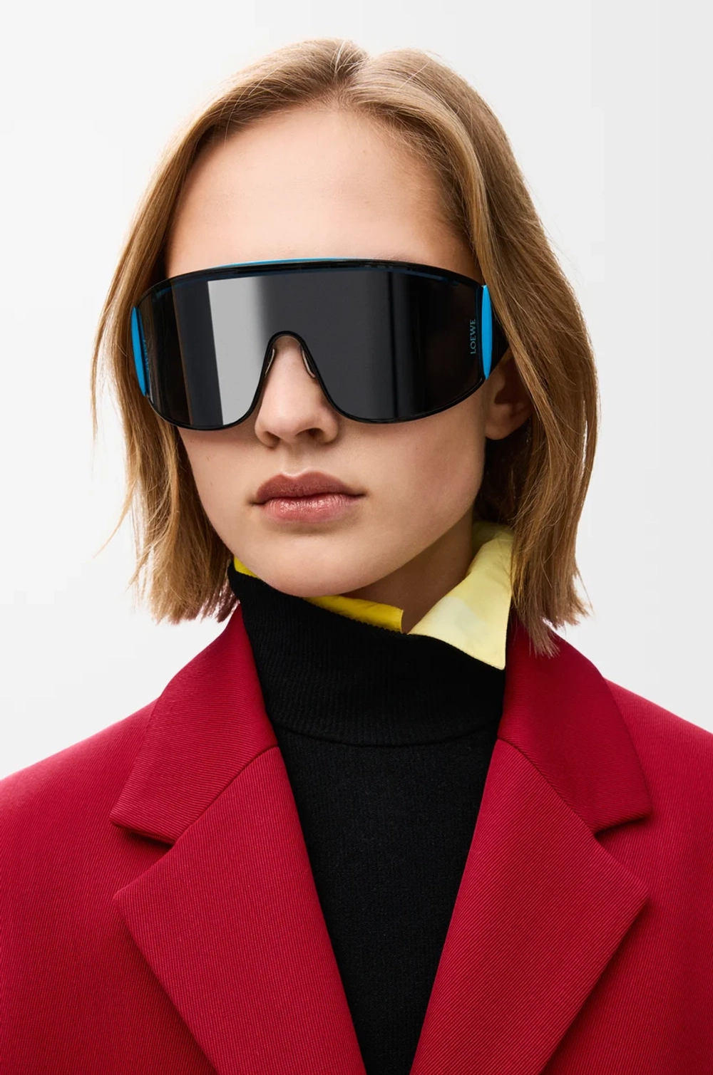 Loewe Солнцезащитные очки Speed ​​Mask, черный/синий