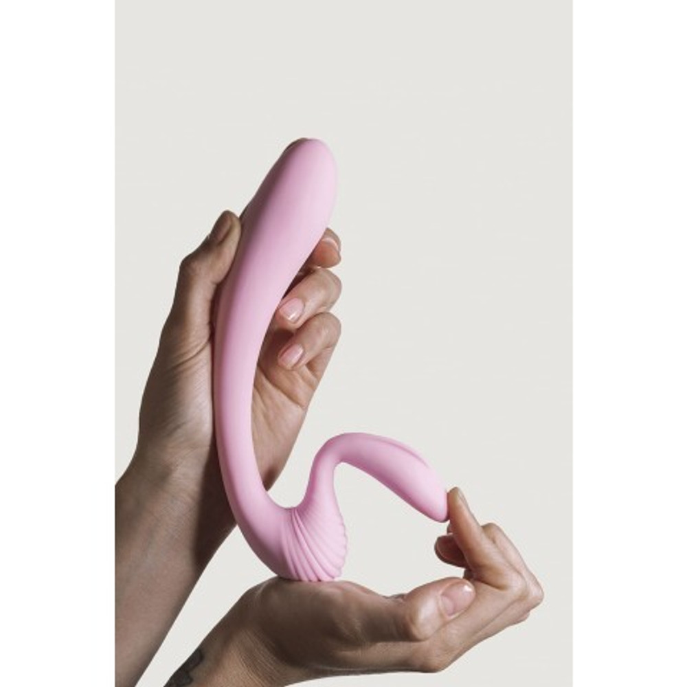 Двойной вибратор G-WAVE розовый от Adrien Lastic