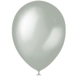 Воздушные шары 12"/30см Металлик SILVER 25шт