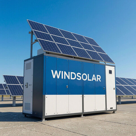 Гибридные солнечные станции с накопителями энергии WINDSOLAR