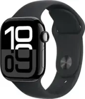 Apple Watch Series 10 42mm Aluminium Case, Jet Black