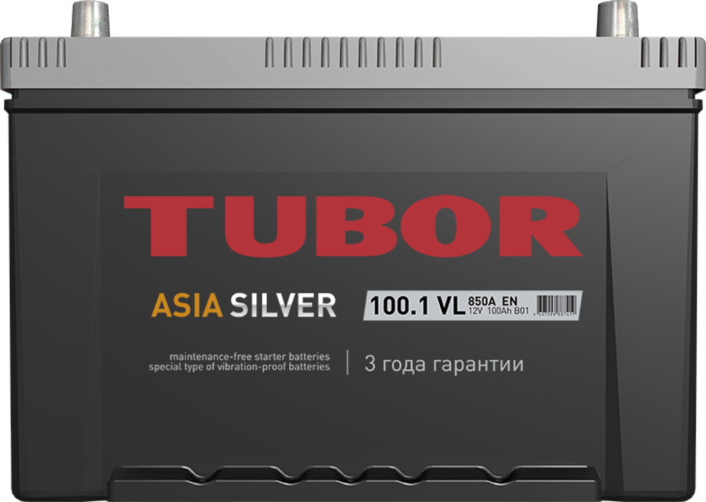 TUBOR Asia SILVER 6СТ-100 аккумулятор TUBOR Asia SILVER 6СТ-100 аккумулятор