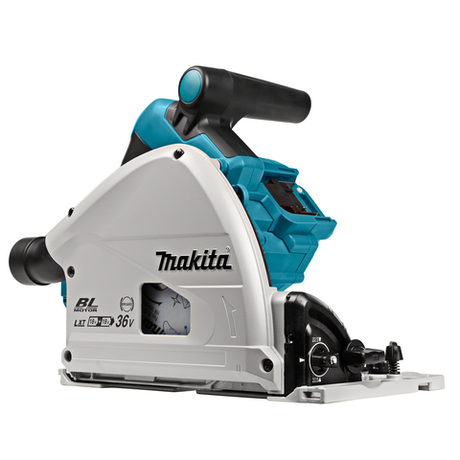 СУПЕР ЦЕНЫ! Аккумуляторная погружная дисковая пила Makita 18В диск 165 / 20 мм, для раскроя листовых материалов из древесины, алюминия, массивных деревянных панелей, для вырезания прямых углублений DSP600Z