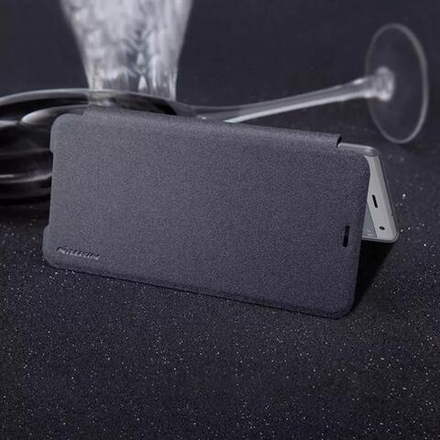 Кожаный чехол-книжка Nillkin Sparkle Series New Leather case для Sony Xperia XZ2