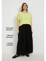 Брюки широкие со складками