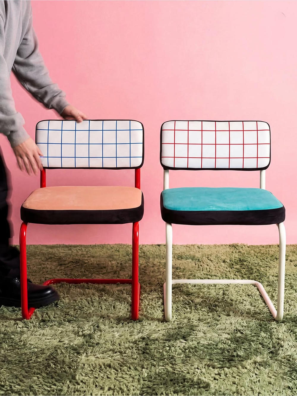 Стул Superchair Blue Grid 16500