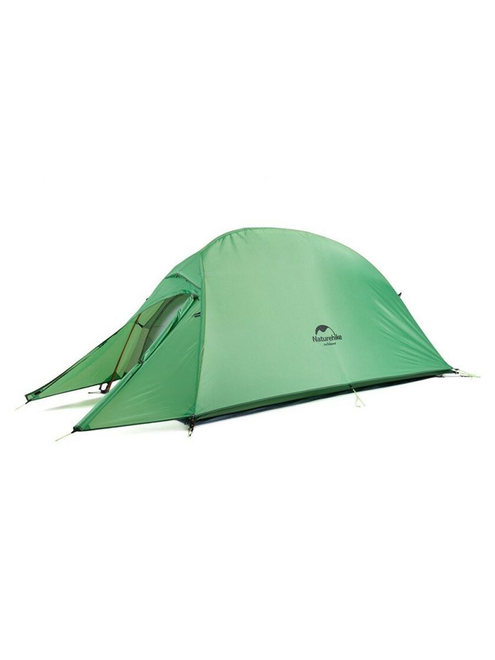 Палатка туристическая Naturehike Сloud Up 1 NH18T010-T 20D одноместная сверхлегкая с ковриком, синяя, 6927595783276