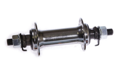 Втулка передняя SF стальная V-brake гайки 36H ось 3/8''х100x140мм, хромированная