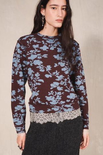 ZARA ТОЛСТОВКА С ПРИНТОМ - LIMITED EDITION, КОРИЧНЕВЫЙ