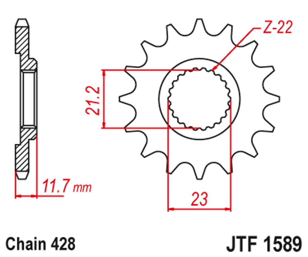 Звезда JTF1589.19