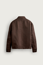 КУРТКА-РУБАШКА СВОБОДНОГО КРОЯ ИЗ ЛЬНА И ХЛОПКА — ZARA