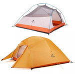 Палатка Naturehike Cloud Up 2-местная, алюминиевый каркас, оранжевая, артикул NH17T001-T-TOR