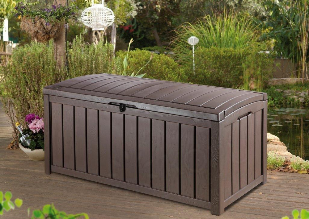 Пластиковый сундук Keter Glenwood 390 л brown
